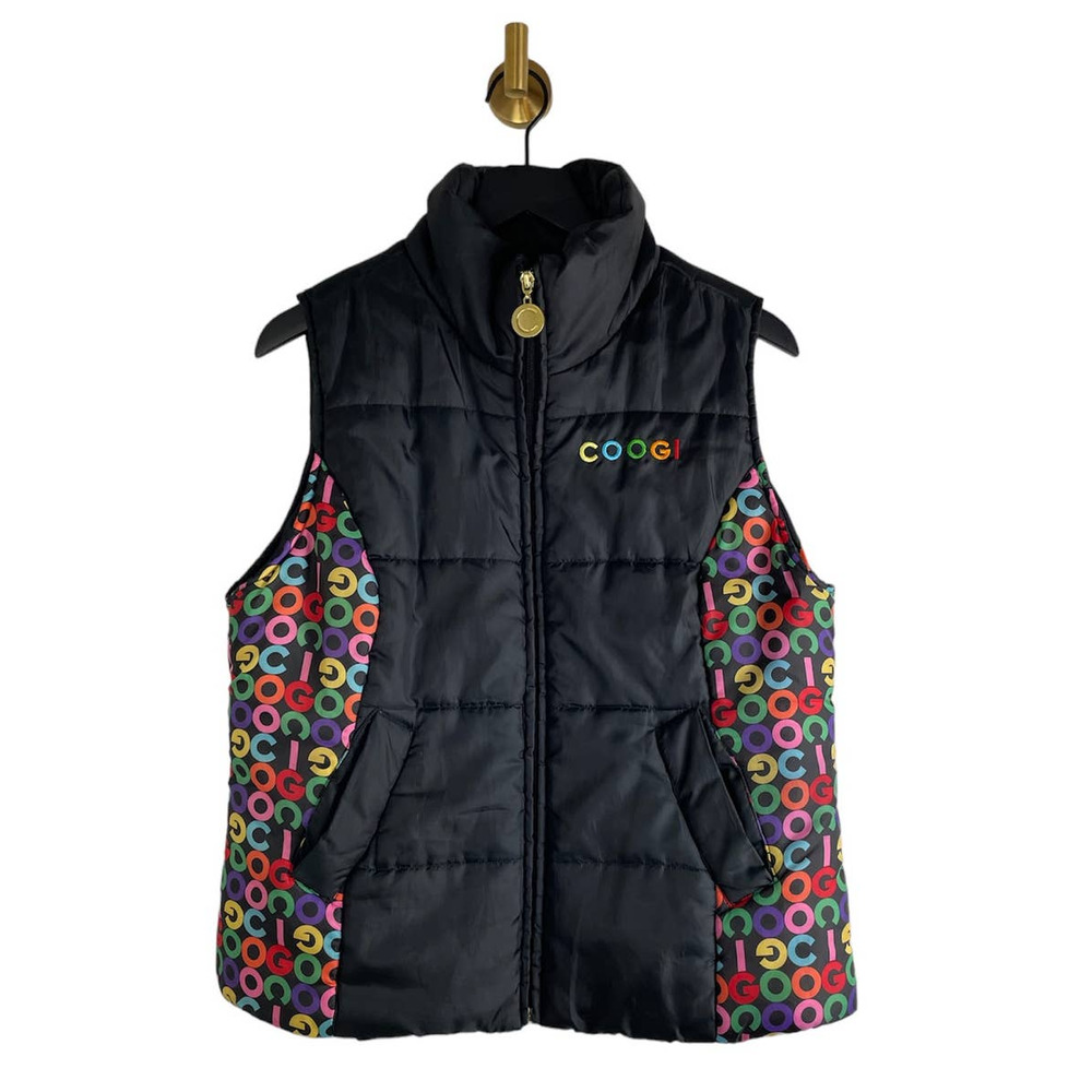 COOGI Rainbow Multicolor Down Puffer Vest